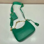 Re-Edition 2005 Saffiano Bag In Green For Women 8.6 in/ 22 cm 1BH204_NZV_F0PCL_V_V2M