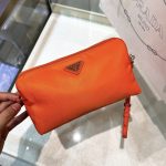 Re-Nylon Necessaire Bag Black/Blue/Pink/Orange For Women 7.8 in/ 20 cm 1NE693_R067_F0002