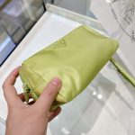 Re-Nylon Necessaire Bag Beige/Black/Green/Yellow For Women 7.8 in/ 20 cm 1NE693_R067_F0F24