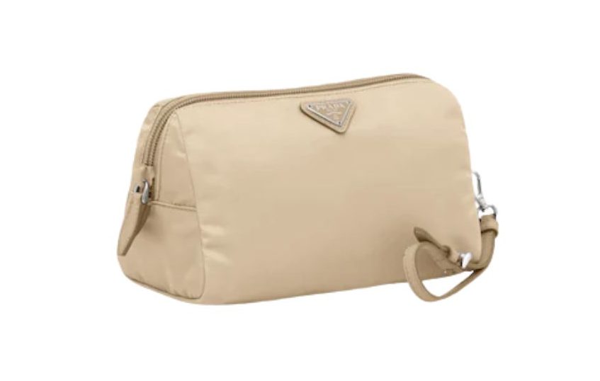 Re-Nylon Necessaire Bag Beige/Black/Green/Yellow For Women 7.8 in/ 20 cm 1NE693_R067_F0F24