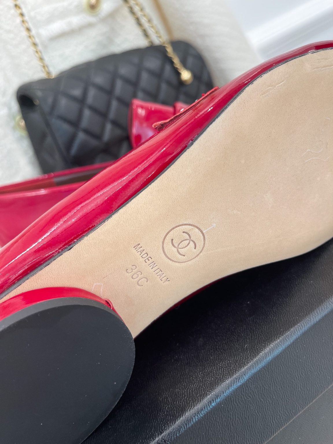 Chanel Women’s Loafer With Logo Red For Women