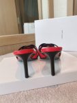 Saint Laurent Women’s Tribute Heeled Mules Red For Women YSL