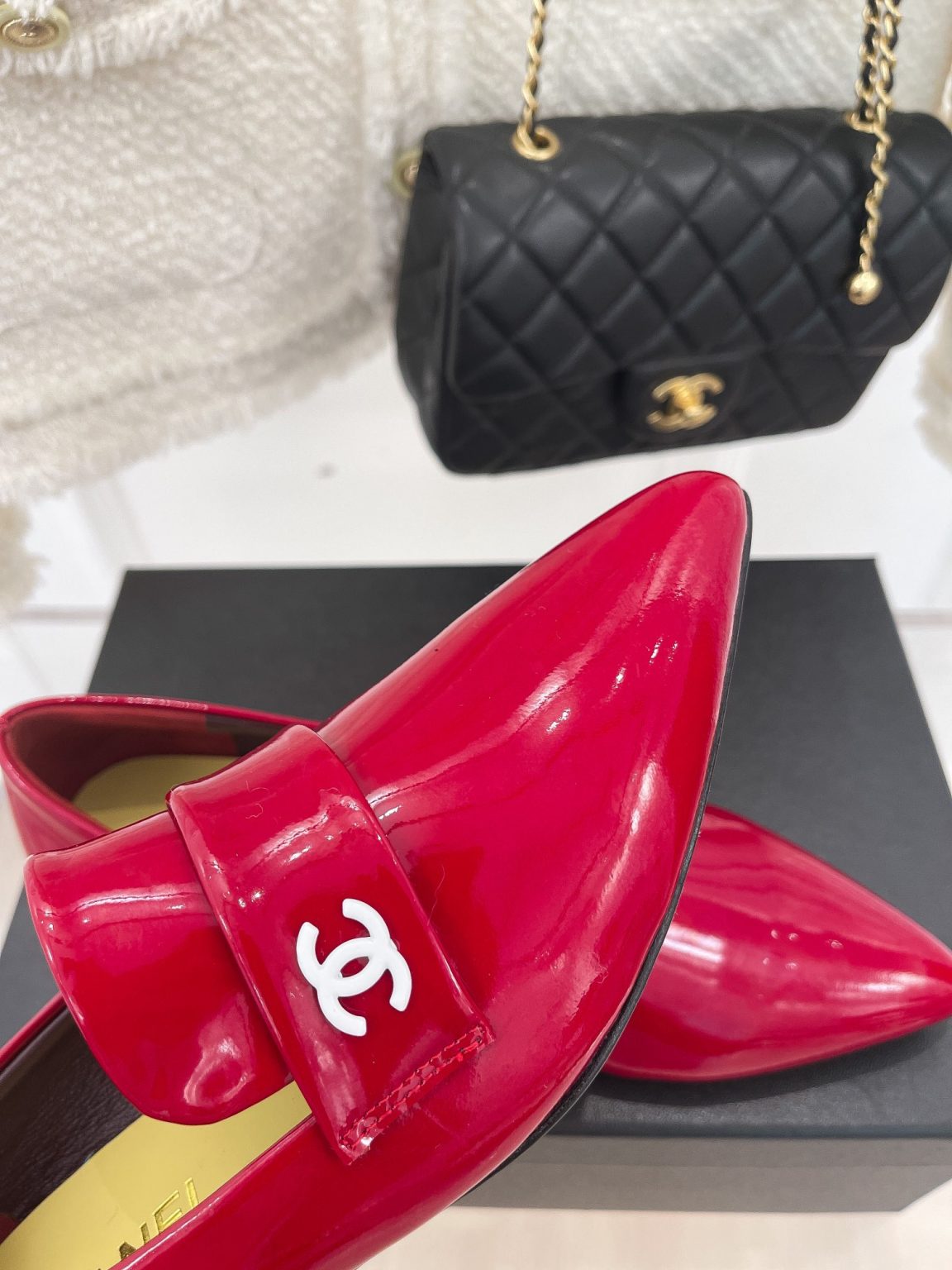 Chanel Women’s Loafer With Logo Red For Women