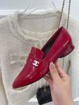 Chanel Women’s Loafer With Logo Red For Women