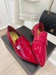 Chanel Women’s Loafer With Logo Red For Women