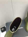 Chanel Women’s Hight Boots Dark Green For Women