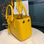 Saffiano Lux Galleria In Yellow For Women 9in/ 23cm