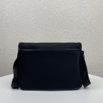 Saffiano Shoulder Bag Black For Women 12.6 in / 32 cm