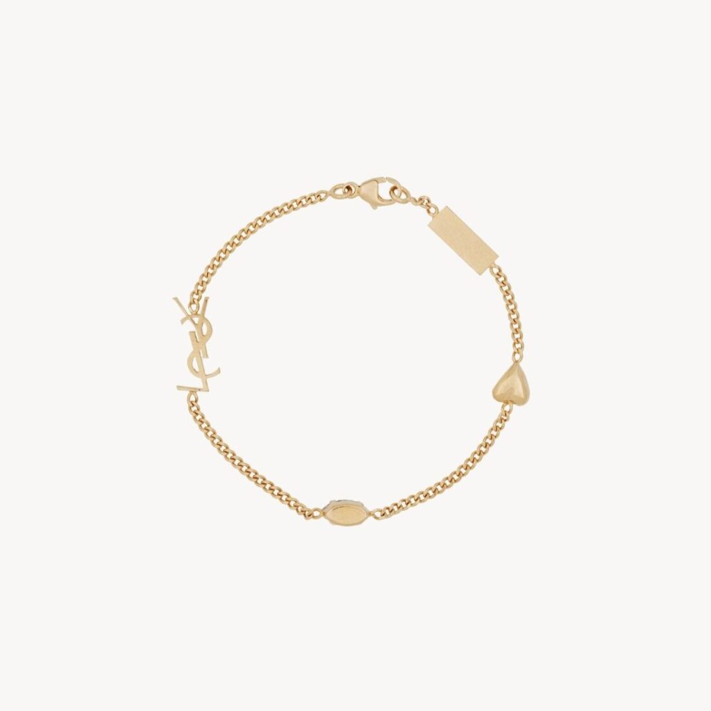 saint-laurent-cassandre-heart-charm-bracelet-in-aged-brass-gold-2