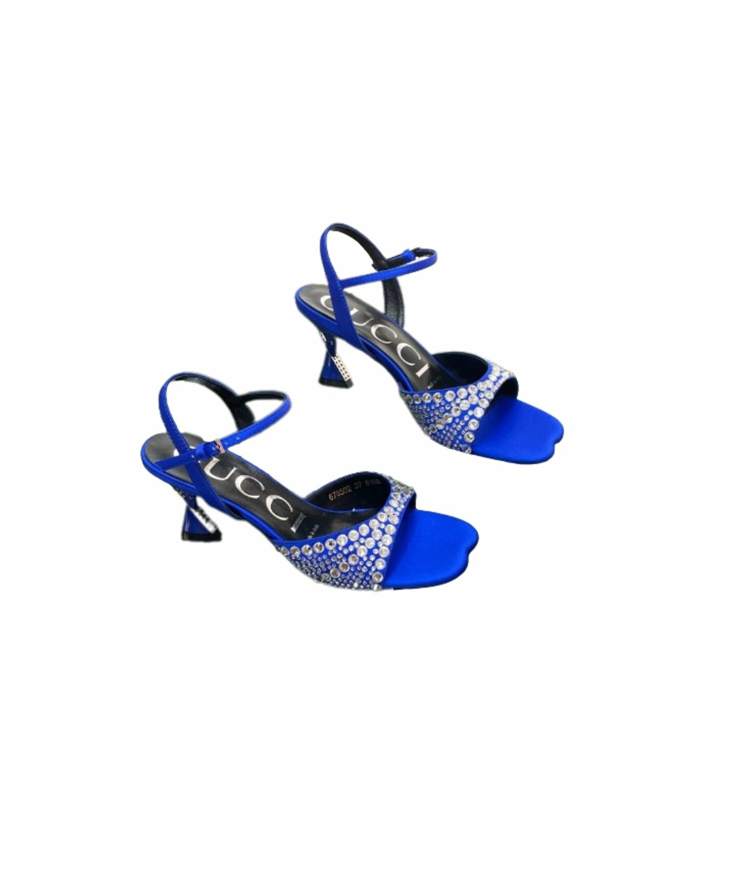 Gucci Sandal With Crystals Blue For Women