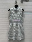 Dior Grey Monogram Dress Size Small