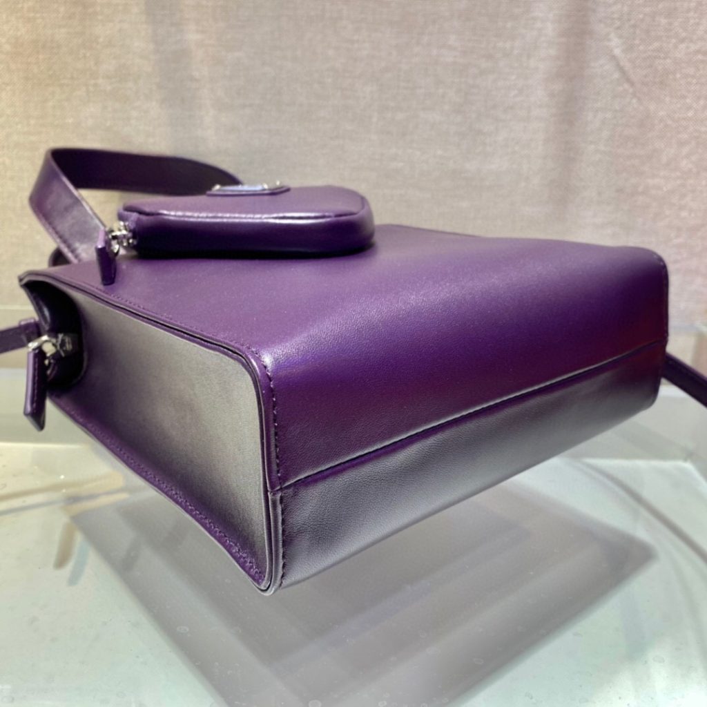 Shoulder Bag In Purple For Women 8.6in/ 22cm