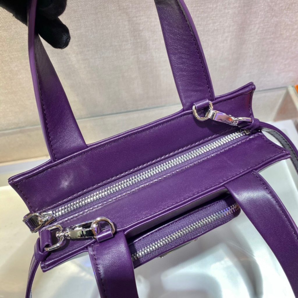 Shoulder Bag In Purple For Women 8.6in/ 22cm