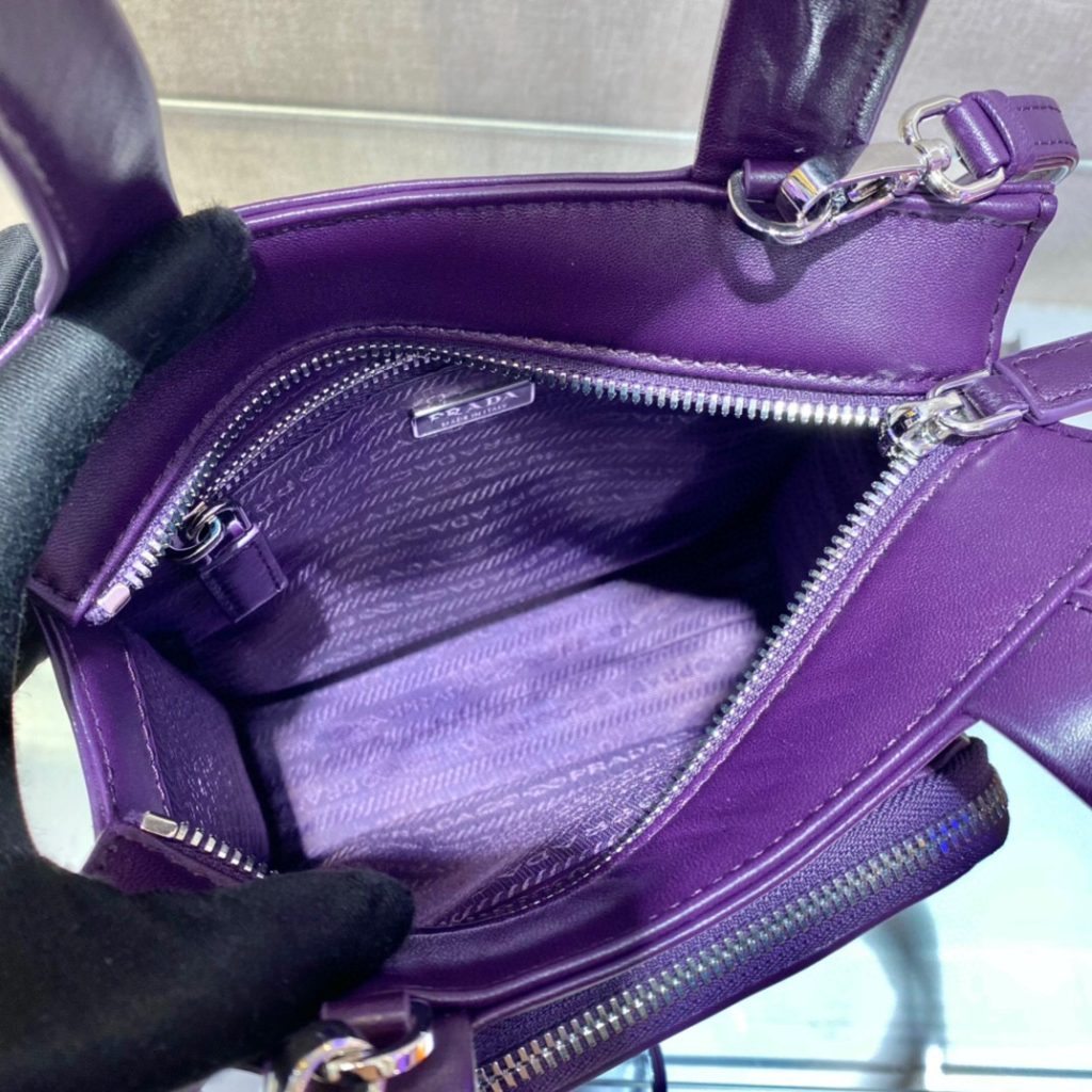 Shoulder Bag In Purple For Women 8.6in/ 22cm