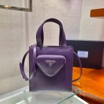 Shoulder Bag In Purple For Women 8.6in/ 22cm