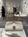 Small Dior Key Bag White/Black For Women 8.5in/22cm M1844OBEQ_M49U