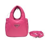 Small Padded Prada Soft Nappa Bag In Pink For Women 7.1 in/ 18 cm