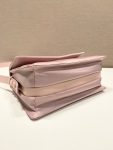 Small Padded Shoulder Bag In Beige/Pink For Women 9.1in/ 23cm 1BD313_RDLN_F0F24_V_OOO