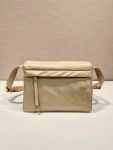 Small Padded Shoulder Bag In Beige/Pink For Women 9.1in/ 23cm 1BD313_RDLN_F0F24_V_OOO