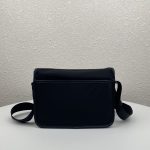 Small Saffiano Shoulder Bag Black For Women 10.2 in / 26 cm