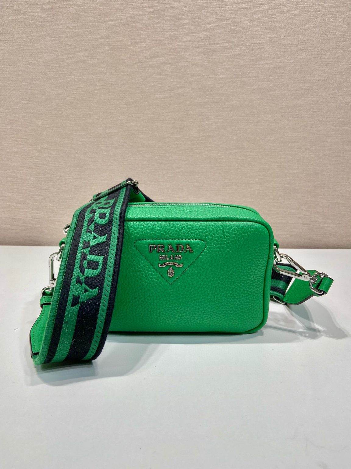 Small Shoulder Bag In Green For Women 7.5in/ 19cm 1BH192_2DKV_F0YFM_V_3OO