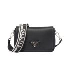 Small Shoulder Bag In Black For Women 9in/ 23cm 1BD314_2DKV_F0002_V_3OO