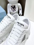 Prada Soft Padded Nappa Lace-Up Shoes White For Women 2.1 in/ 5.5 cm 1E119N_2DL8_F0009_F_055