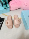 Prada Soft Padded Nappa Slides Light Pink For Women 0.8 in/ 2cm