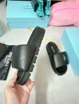 Prada Soft Padded Nappa Slides Black For Women 0.8 in/ 2cm 1XX648_2DL8_F0002_F_020