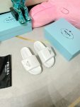 Prada Soft Padded Nappa Slides White For Women 0.8 in/ 2cm 1XX648_2DL8_F0009_F_020