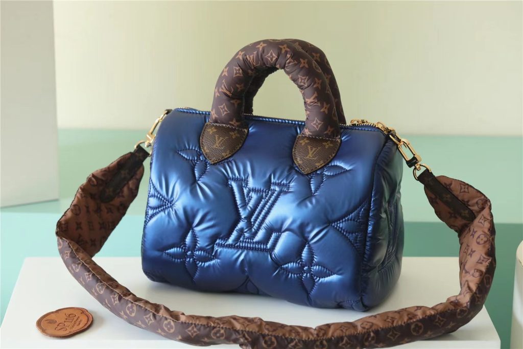 Louis Vuitton Speedy Bandoulière 25 Bag Blue For Women‎ 9.8n/25cm