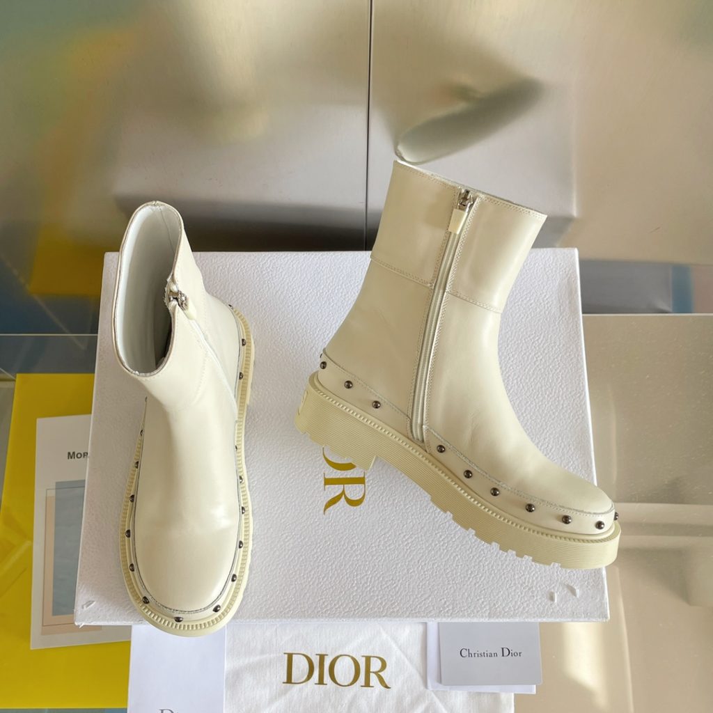 Christian Dior Women’s Diorquake Boot White For Women CD