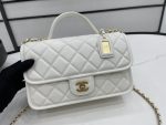 Chanel AS3653 22K Bag White For Women, Women’s Bags 9.8in/25cm