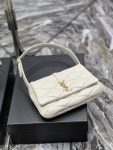 Saint Laurent Le 57 Hobo Shoulder Bag White For Women, Women’s Bags 9.8in/25cm YSL 698567AAAO09207