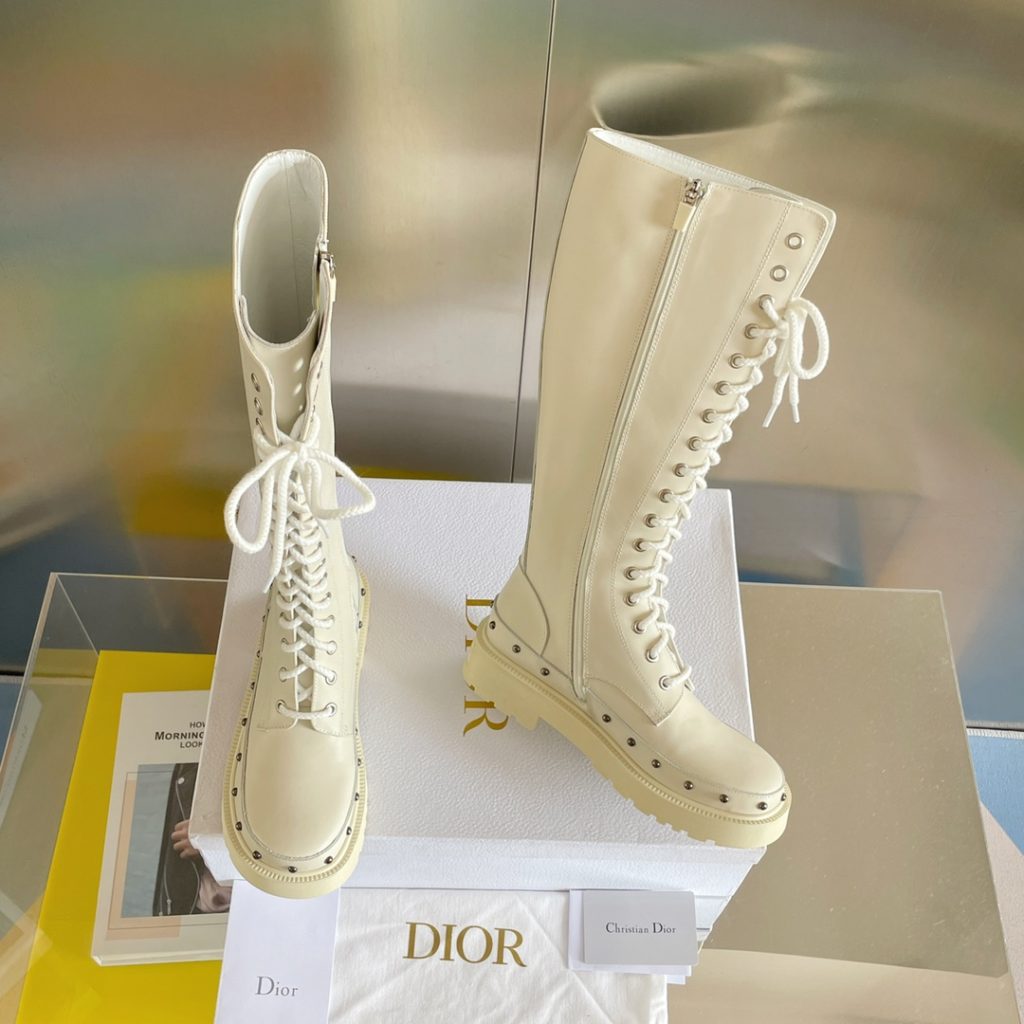 Christian Dior Women’s Diorquake Ankle Boot White For Women CD