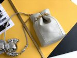 Saint Laurent Le Maillon Hook Bucket Bag White For Women, Women’s Bags 10.6in/27cm YSL  686310AAAJK9207