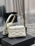 Saint Laurent Le 57 Hobo Shoulder Bag White For Women, Women’s Bags 9.8in/25cm YSL 698567AAAO09207