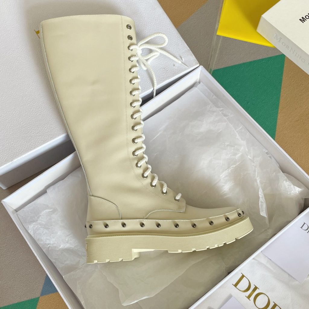 Christian Dior Women’s Diorquake Ankle Boot White For Women CD