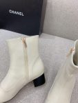 Chanel Women’s Ankle Boots White For Women 2.2in/5.5cm