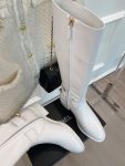 Chanel Women’s Ankle Boots With Chain White For Women 1.5in/4cm