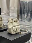 Saint Laurent JOE Mini Backpack White For Women, Women’s Bags 7.5in/19cm YSL 7016311EL079207