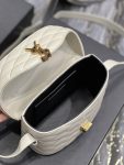 Saint Laurent June Box Bag White For Women, Women’s Bags 7.5in/19cm YSL