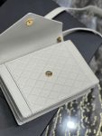 Saint Laurent Gaby Mini Satchel White For Women, Women’s Bags 7.9in/20cm YSL 6855741EL079207