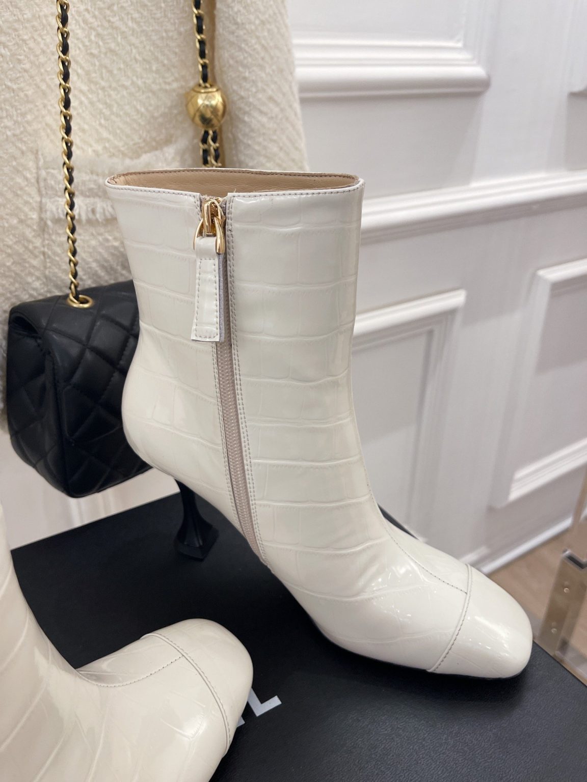 Chanel Women’s Short Boot White For Women