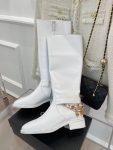 Chanel Women’s High Boots With Decor White For Women 1.5in/ 4cm