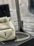 Saint Laurent JOE Mini Backpack White For Women, Women’s Bags 7.5in/19cm YSL 7016311EL079207