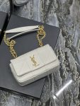 Saint Laurent Jamie Small Chain Bag White For Women, Women’s Bags 7.8in/20cm YSL