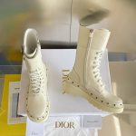 Christian Dior Women’s Diorquake Ankle Boot White For Women CD