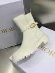 Christian Dior Women’s Dior Empreinte Ankle Boot White For Women CD