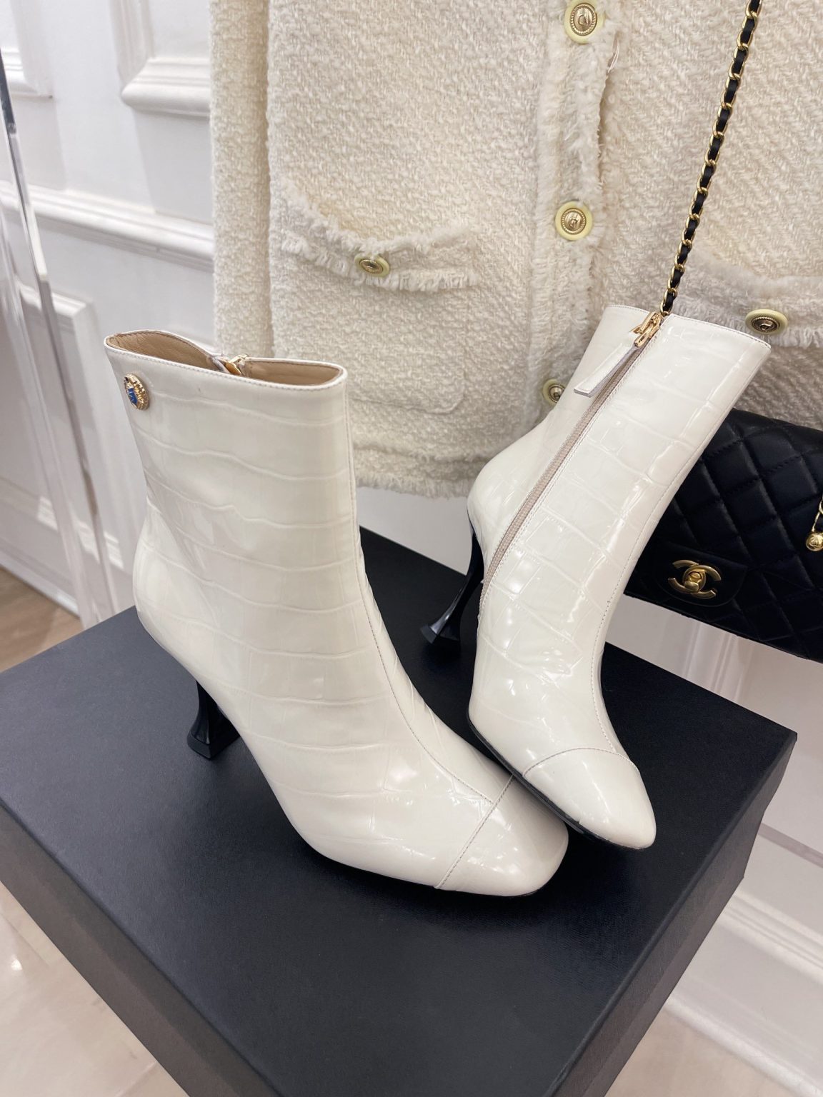 Chanel Women’s Short Boot White For Women